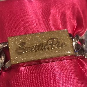 Sweetie pie  bracelet watch chain Betsey Johnson